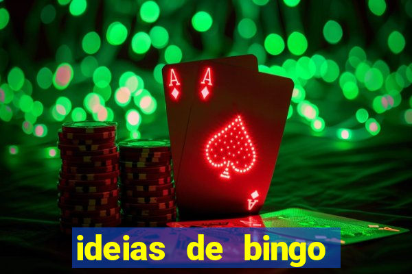 ideias de bingo para o natal